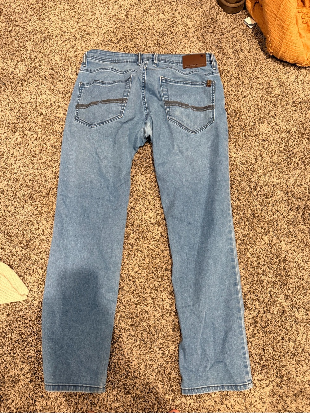 Buffalo David Bitton Light Blue Slim Straight Jeans